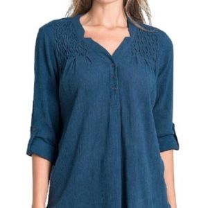 Navy Bandolino Tunic Top - Size XL